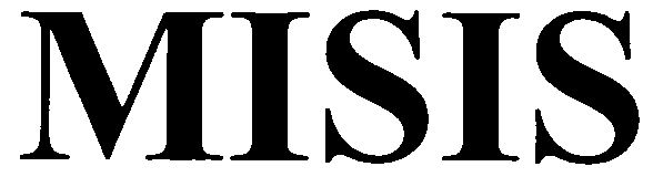 Trademark Logo MISIS