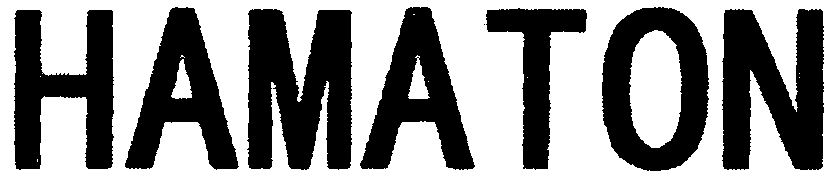 Trademark Logo HAMATON