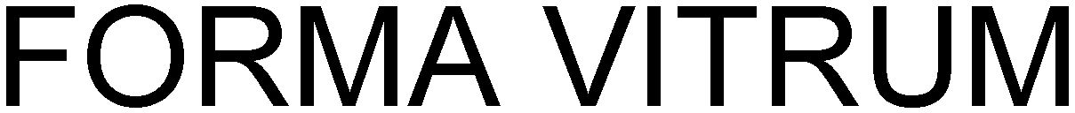 Trademark Logo FORMA VITRUM