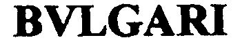 Trademark Logo BVLGARI