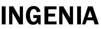 Trademark Logo INGENIA