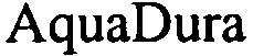 Trademark Logo AQUADURA