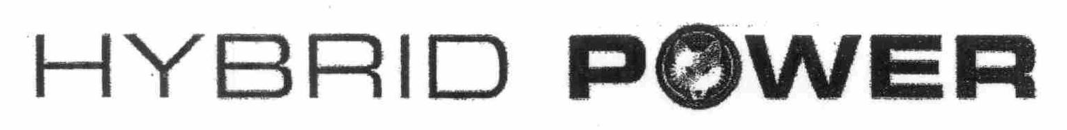 Trademark Logo HYBRID POWER