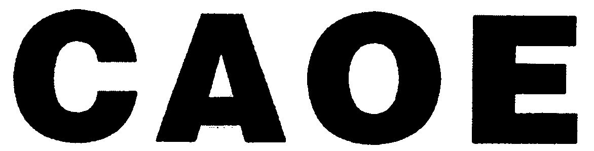 Trademark Logo CAOE