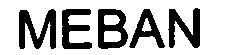 Trademark Logo MEBAN