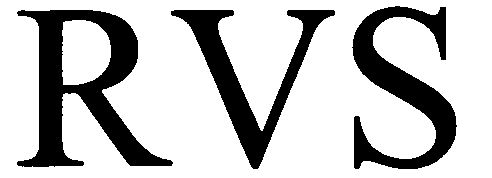 Trademark Logo RVS