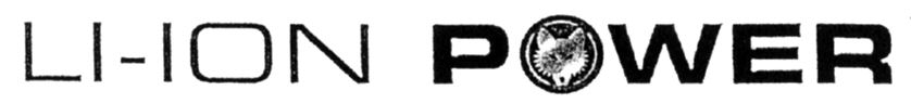 Trademark Logo LI-ION POWER