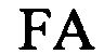 Trademark Logo FA