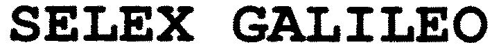 Trademark Logo SELEX GALILEO