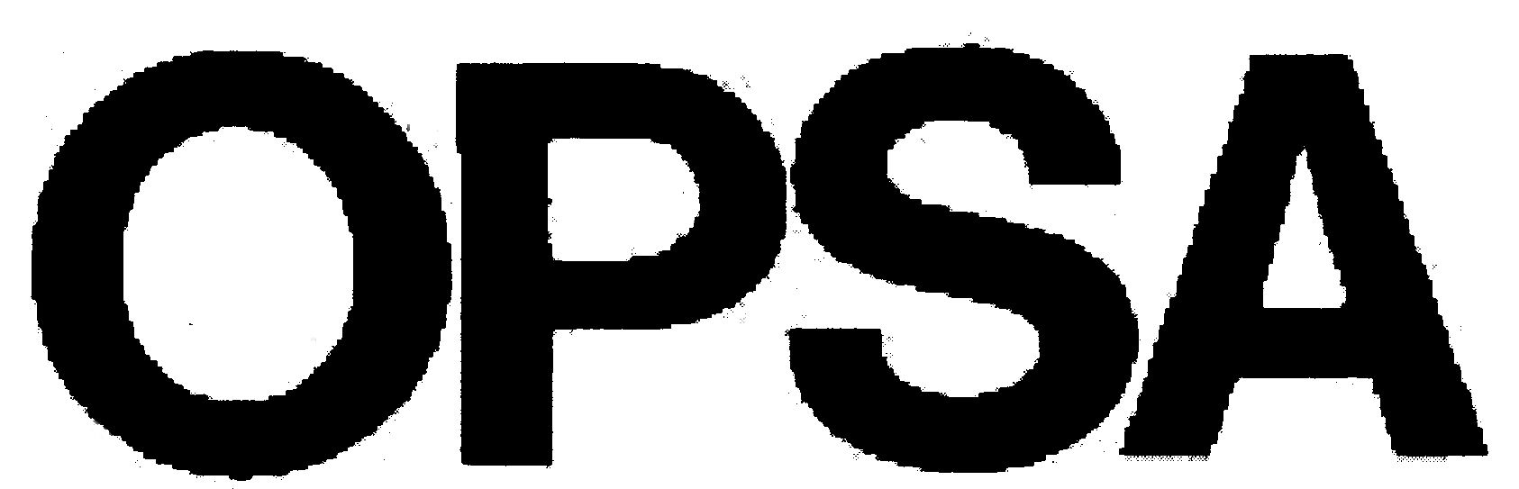 Trademark Logo OPSA