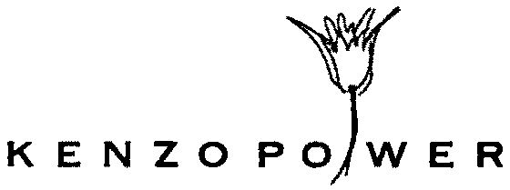 Trademark Logo KENZO POWER