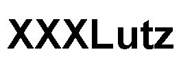 Trademark Logo XXXLUTZ