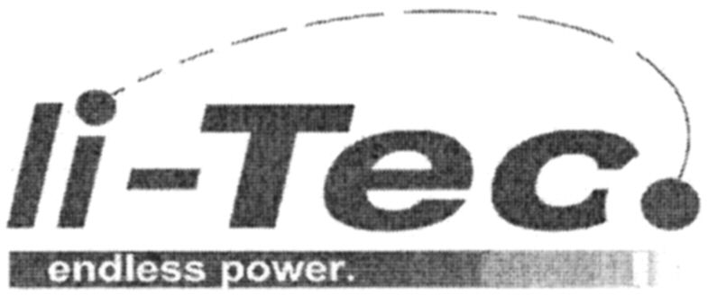  LI-TEC. ENDLESS POWER.