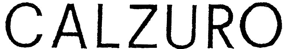 Trademark Logo CALZURO