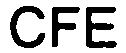 Trademark Logo CFE