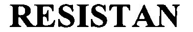 Trademark Logo RESISTAN