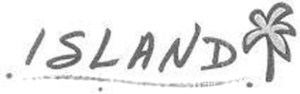 Trademark Logo ISLAND