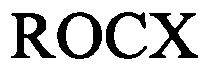 Trademark Logo ROCX