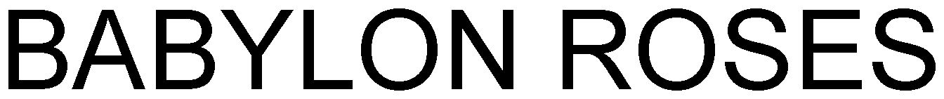 Trademark Logo BABYLON ROSES