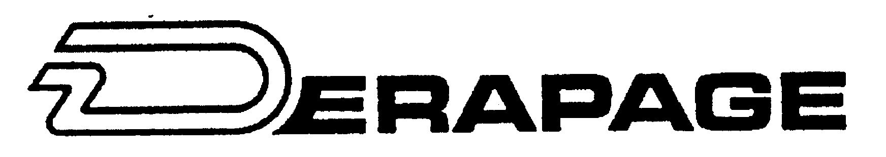 Trademark Logo DERAPAGE