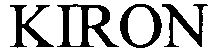 Trademark Logo KIRON