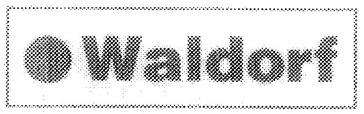 Trademark Logo WALDORF
