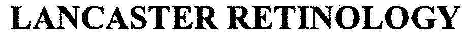 Trademark Logo LANCASTER RETINOLOGY