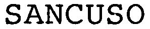 Trademark Logo SANCUSO