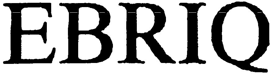 Trademark Logo EBRIQ