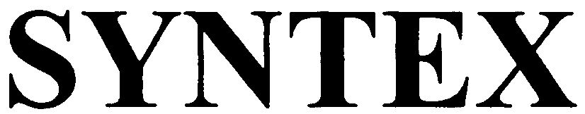 Trademark Logo SYNTEX