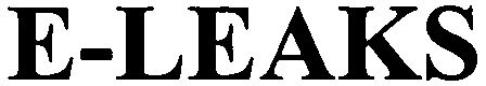 Trademark Logo E-LEAKS