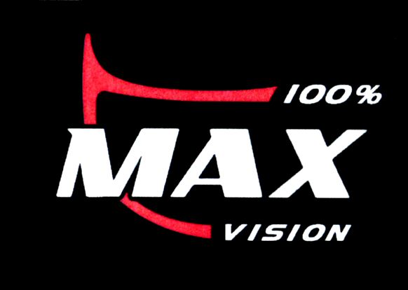 Trademark Logo 100% MAX VISION