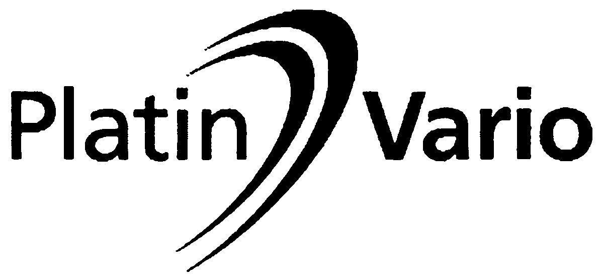 Trademark Logo PLATIN VARIO