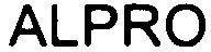Trademark Logo ALPRO