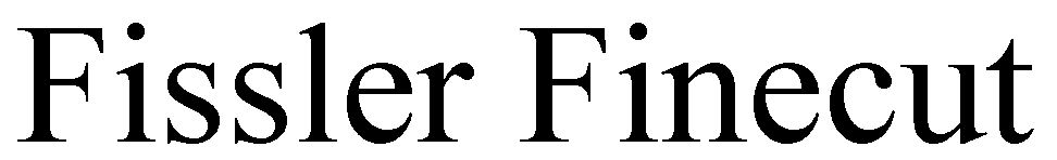 Trademark Logo FISSLER FINECUT
