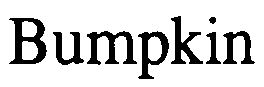 Trademark Logo BUMPKIN