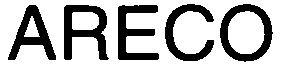 Trademark Logo ARECO