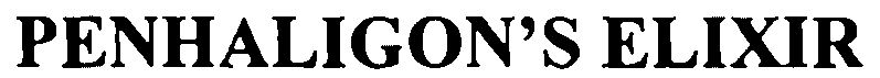 Trademark Logo PENHALIGON'S ELIXIR