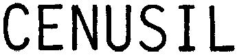 Trademark Logo CENUSIL