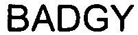 Trademark Logo BADGY