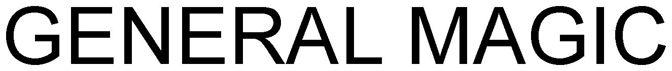 Trademark Logo GENERAL MAGIC