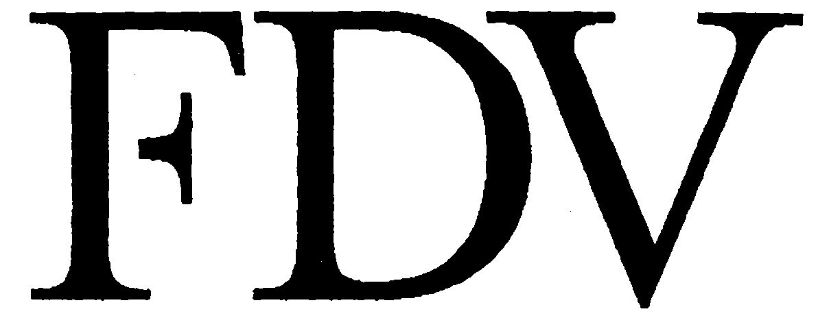 Trademark Logo FDV