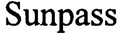 Trademark Logo SUNPASS