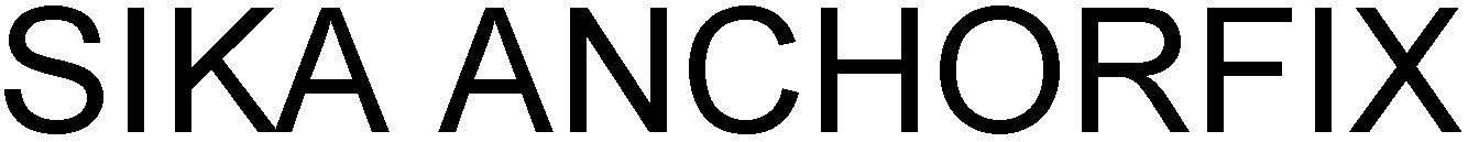 Trademark Logo SIKA ANCHORFIX