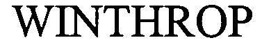 Trademark Logo WINTHROP