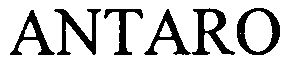 Trademark Logo ANTARO