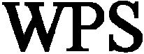 Trademark Logo WPS