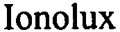 Trademark Logo IONOLUX