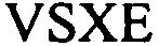 Trademark Logo VSXE