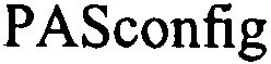 Trademark Logo PASCONFIG